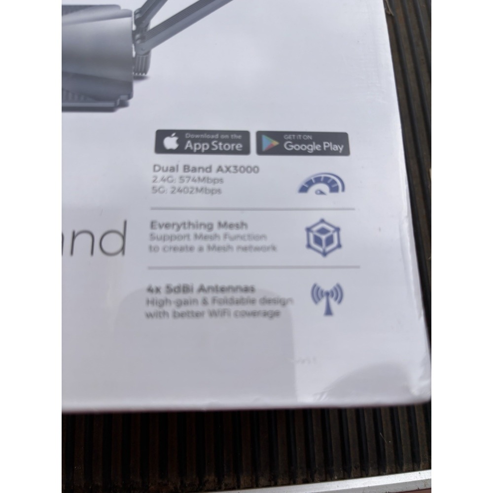 WAVLINK Mighty EX1 AX3000 Dual-Band Wi-Fi 6 Mesh Router (Model: WL-WN586X3) NEW - Picture 4 of 4